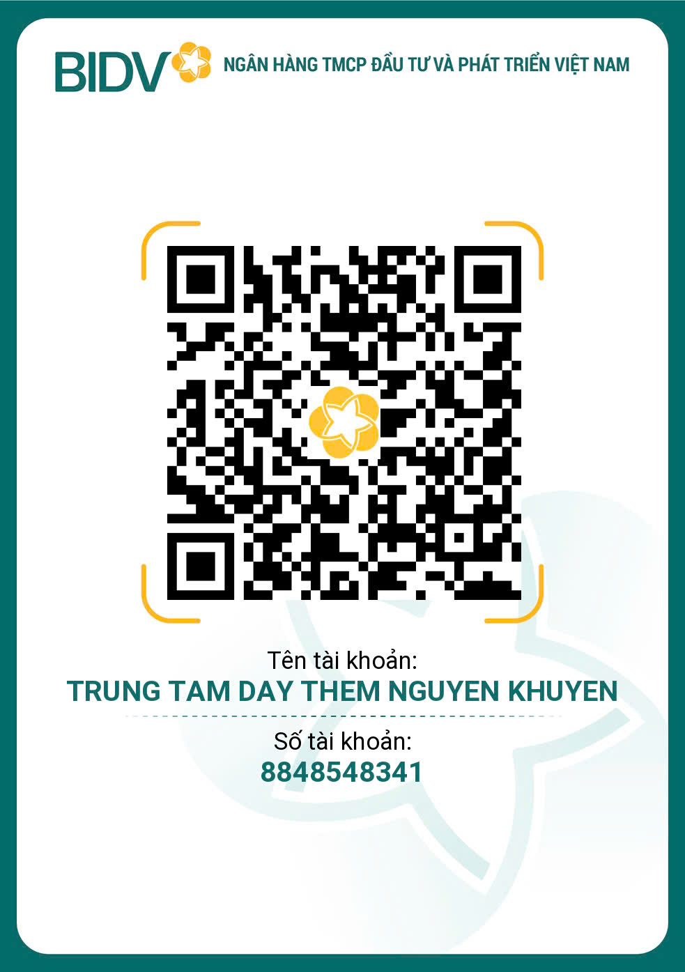 Tài khoản ngân hàng